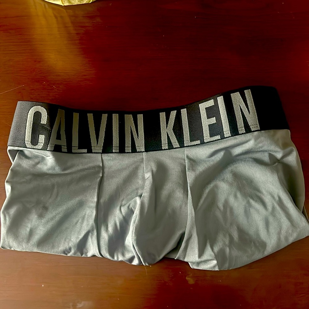Calvin Klein Boxers (Gray w/ Black Band)